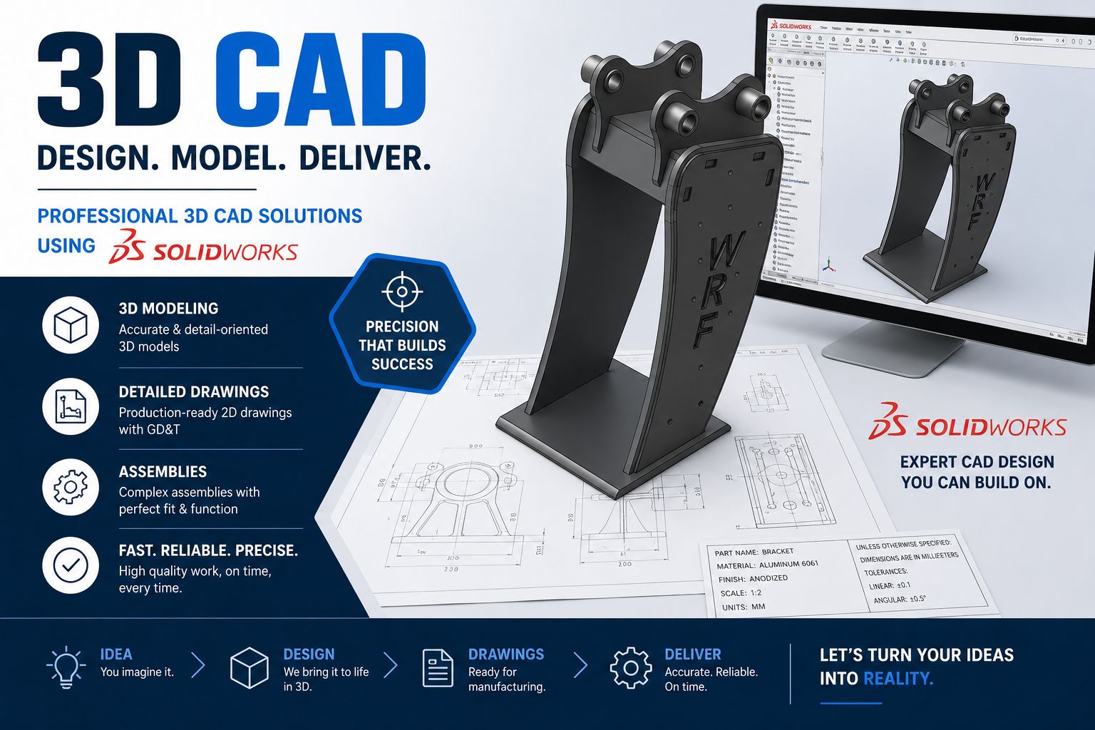 3D CAD engineering model preview